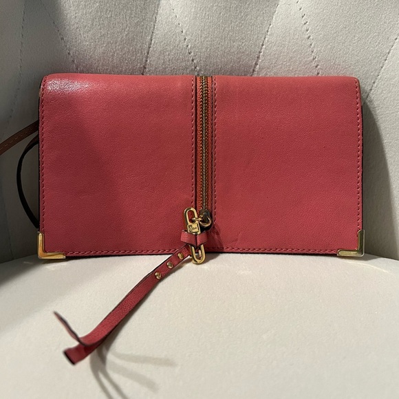 EUC Chloe Zipper Strap Ghost Leather Wallet - Picture 1 of 15